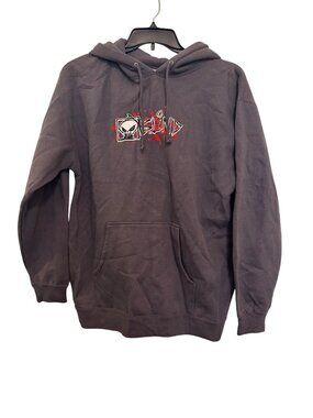 NWOT Blind skateboards body bags  Mens Gray Hoodie With Skull Size M Cotton